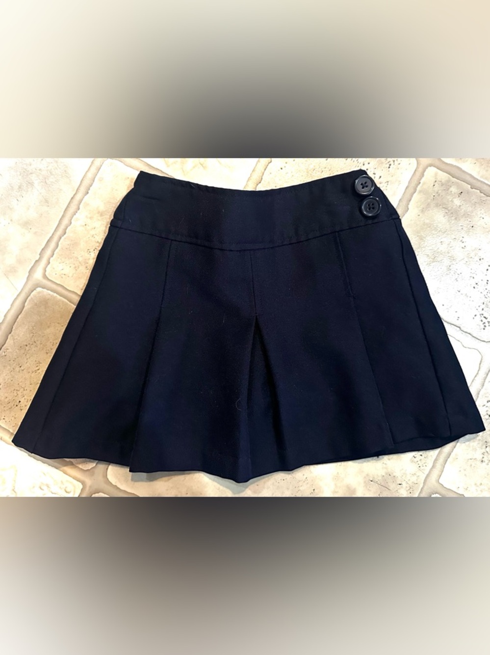 Arrow Girls Navy Blue Pleated School Skirt